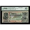 Image 1 : DOMINICAN REPUBLIC, Puerto Plata, Banco de la Compañía de Crédito de Puerto Plata, specimen 5 pesos,
