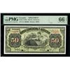 Image 1 : ECUADOR, Guayaquil, Banco Comercial y Agrícola, specimen 50 sucres, 15-4-1921, series GC, PMG Choice