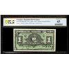 Image 1 : PARAGUAY, República del Paraguay, 1 peso, 18-11-1899, PCGS Banknote Choice XF 45, finest and only ex
