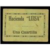 Image 1 : PUERTO RICO, Hacienda Luisa, paper 1 cuartilla, circa 1890s, very rare, ex-Roehrs, ex-Rudman.