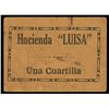 Image 1 : PUERTO RICO, Hacienda Luisa, paper 1 cuartilla, circa 1890s, ex-Roehrs, ex-Rudman.