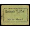 Image 1 : PUERTO RICO, Hacienda Luisa, paper ½ almud, circa 1890s, ex-Roehrs, ex-Rudman.