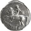 Image 1 : ANCIENT GREEK, Calabria, Taras, AR didrachm, Philon, magistrate, 302-280 BC, "boy on dolphin," NGC C