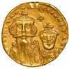 Image 1 : BYZANTINE EMPIRE, Constantinople, AV solidus, Constans II, with Constantine IV, 641-668 AD.