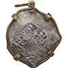Image 2 : MEXICO, Mexico City, cob 8 reales, Philip IV, assayer P, ex-Concepción (1641), mounted cross-side ou