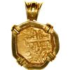 Image 2 : COLOMBIA, Bogotá, gold cob 2 escudos, Charles II posthumous, no assayer (Arce), style of 1706-13, ex