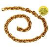 Image 1 : Gold chain, 67 links, 23 grams total, tested at 21K fine gold, ex-Atocha (1622), with hand-signed ce