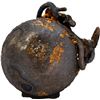 Image 2 : Silver pocket-watch with chain and possible coins encrusted thereon, ex-Guadalupe and Tolosa (1724).