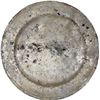 Image 1 : Small pewter plate with maker's mark on bottom, ex-Guadalupe and Tolosa (1724).