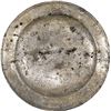 Image 2 : Small pewter plate with maker's mark on bottom, ex-Guadalupe and Tolosa (1724).