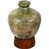 Image 1 : Green-glazed earthenware "olive" jar, intact, ex-Tolosa (1724).
