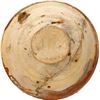 Image 2 : Orange-glazed earthenware bowl with flower pattern, repaired in its time, ex-Guadalupe and Tolosa (1