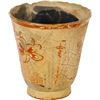 Image 3 : Orange- and blue-glazed Delftware cup, intact, ex-Guadalupe and Tolosa (1724).