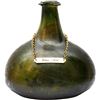 Image 1 : Green-glass "onion" bottle, intact, ex-Tolosa (1724).