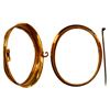 Image 1 : Oval gold brooch frame and detached pin, ex-S.S. Central America (1857).