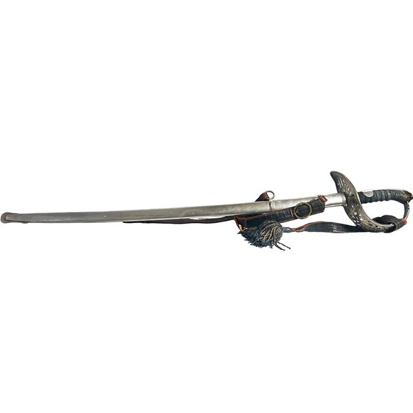 Dress sword and scabbard from Brazil for Heinrich Halfeld, Captain of Engineering in Minas Gerais, d