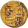 Image 1 : SPAIN, Toledo, gold cob 2 escudos, Philip II, assayer M below mintmark oT to left, NGC F details / e