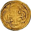 Image 2 : SPAIN, Toledo, gold cob 2 escudos, Philip II, assayer M below mintmark oT to left, NGC F details / e
