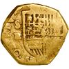 Image 1 : SPAIN, Seville, gold cob 2 escudos, Philip III, assayer B, OMNIVM in legend.
