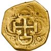 Image 2 : SPAIN, Seville, gold cob 2 escudos, Philip III, assayer B, OMNIVM in legend.