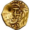 Image 2 : SPAIN, Seville, gold cob 2 escudos, 1617 D.