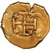 Image 2 : SPAIN, Seville, gold cob 2 escudos, Philip III, assayer not visible.