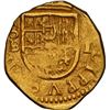 Image 1 : SPAIN, Seville, gold cob 1 escudo, 1610 B, NGC AU 53.