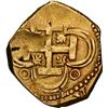 Image 2 : SPAIN, Seville, gold cob 2 escudos, Philip III or IV, assayer not visible, without Portuguese inescu