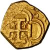 Image 2 : SPAIN, Seville, gold cob 1 escudo, Philip III or IV, assayer not visible, NGC AU details / obv damag