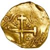 Image 2 : COLOMBIA, Bogotá, gold cob 2 escudos, Philip IV, assayer R below denomination II to right, mintmark 