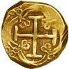 Image 2 : COLOMBIA, Bogotá, gold cob 2 escudos, Charles II, assayer not visible to right, mintmark NR to left,