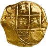 Image 1 : COLOMBIA, Bogotá, gold cob 2 escudos, Charles II posthumous, no assayer (Arce).