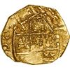 Image 1 : COLOMBIA, Bogotá, gold cob 2 escudos, Charles II posthumous, no assayer (Arce).