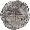 Image 2 : BOLIVIA, Potosí, cob 8 reales, Philip III, assayer M (pre-dated type), Grade 3.