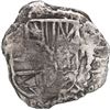 Image 1 : BOLIVIA, Potosí, cob 2 reales, Philip III, assayer not visible, Grade 4.