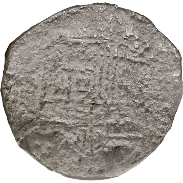 BOLIVIA, Potosí, cob 8 reales, Philip III, assayer not visible, Grade 2, NGC / shipwreck effect (São