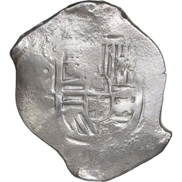 MEXICO, Mexico City, cob 8 reales, Philip IV, assayer P.