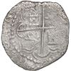 Image 2 : BOLIVIA, Potosí, cob 2 reales, Philip III, assayer R (curved leg).