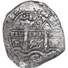 Image 1 : BOLIVIA, Potosí, cob 8 reales, 1653 E, •PH• at top, •pomegranate[x=#8226/