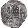Image 1 : BOLIVIA, Potosí, cob 8 reales, 1654 E, •PH• at top, •pomegranate[x=#8226/
