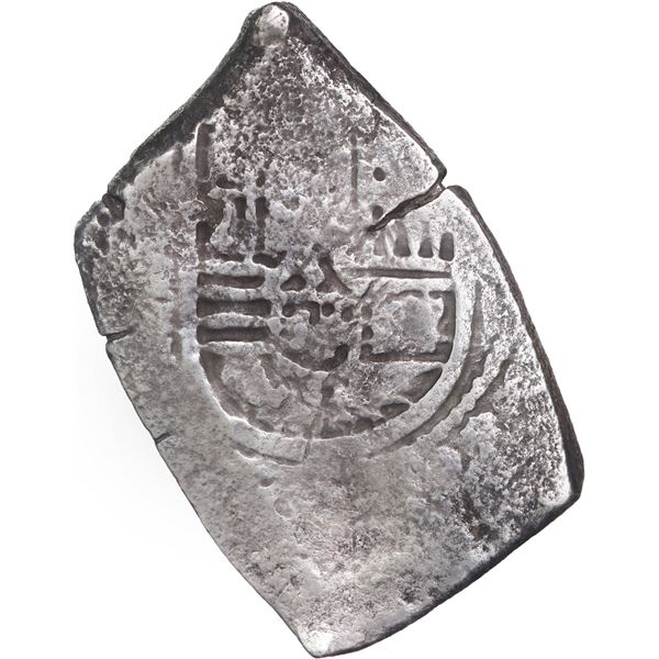 MEXICO, Mexico City, cob 8 reales, Charles II, assayer not visible.
