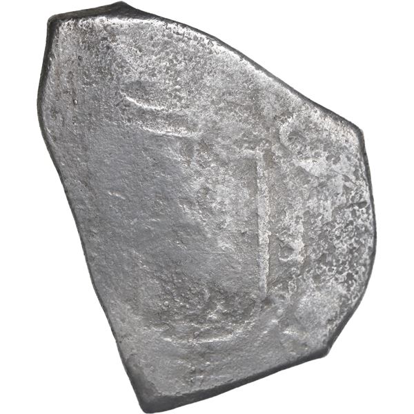 MEXICO, Mexico City, cob 8 reales, Charles II, assayer not visible.