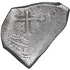 Image 2 : MEXICO, Mexico City, cob 8 reales, Charles II, assayer not visible.