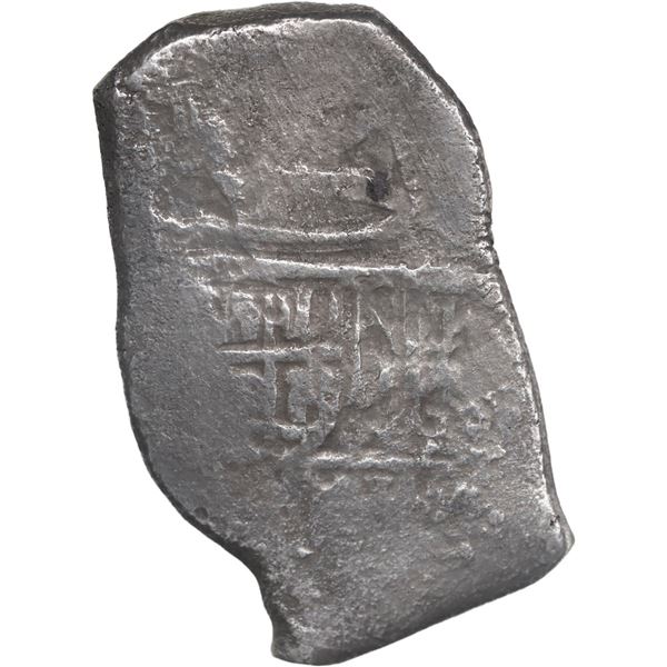 MEXICO, Mexico City, cob 4 reales, Charles II, assayer not visible.
