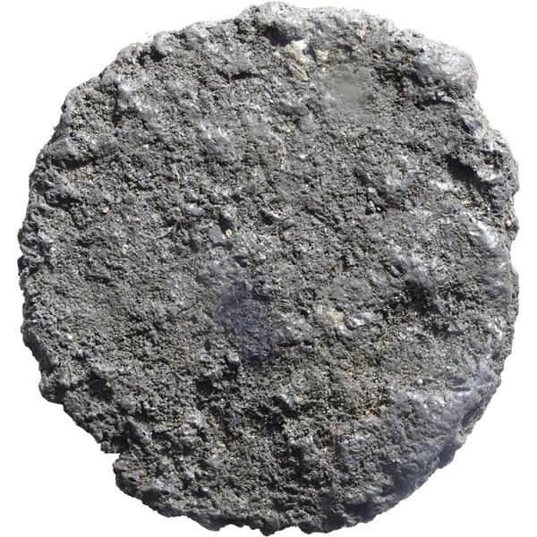 NETHERLANDS, mint uncertain, ducatoon "biscuit," oxidized and encrusted as found.