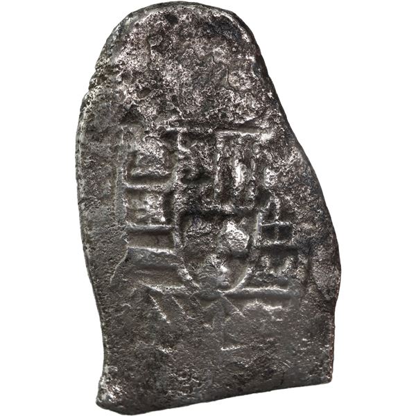 MEXICO, Mexico City, cob 8 reales, Philip V, assayer not visible (J), style of 1712-13.