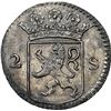 Image 1 : NETHERLANDS (United), Holland, 2 stuivers, 1724, NGC UNC details / saltwater damage.