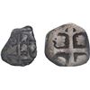 Image 2 : MEXICO, Mexico City, lot of two cob ½R, Philip V, one with assayer R (1729-30) and the other without