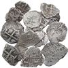 Image 1 : SPANISH COLONIAL, various mints, lot of fifteen cob 1R and ½R, various kings.