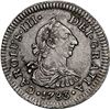 Image 1 : MEXICO, Mexico City, bust ½ real, Charles III, 1783 FF, NGC AU details / saltwater damage (El Cazado